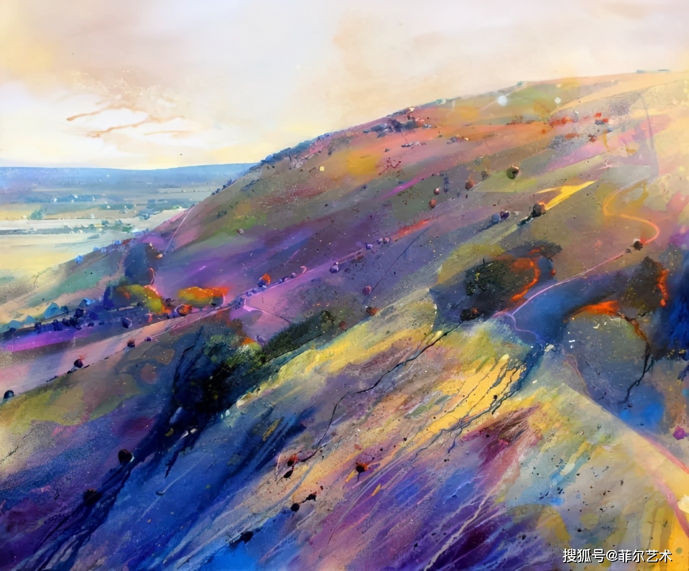 色彩梦幻奇特绚丽英国美女画家洛娜的丙烯绘画艺术作品欣赏