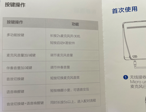 第二步,连上麦克风连接线当然,更推荐语音点歌,喊一声"小度小度,我想