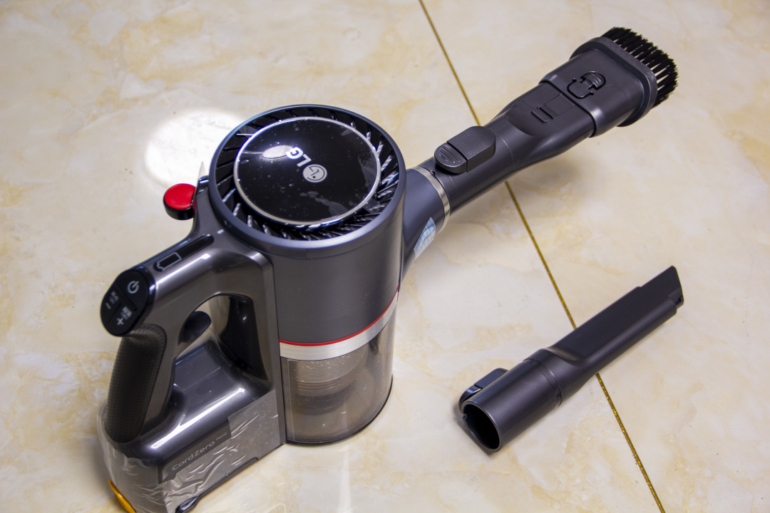 让你爱上家务,lg a9k max吸拖一体无线手持吸尘器开箱