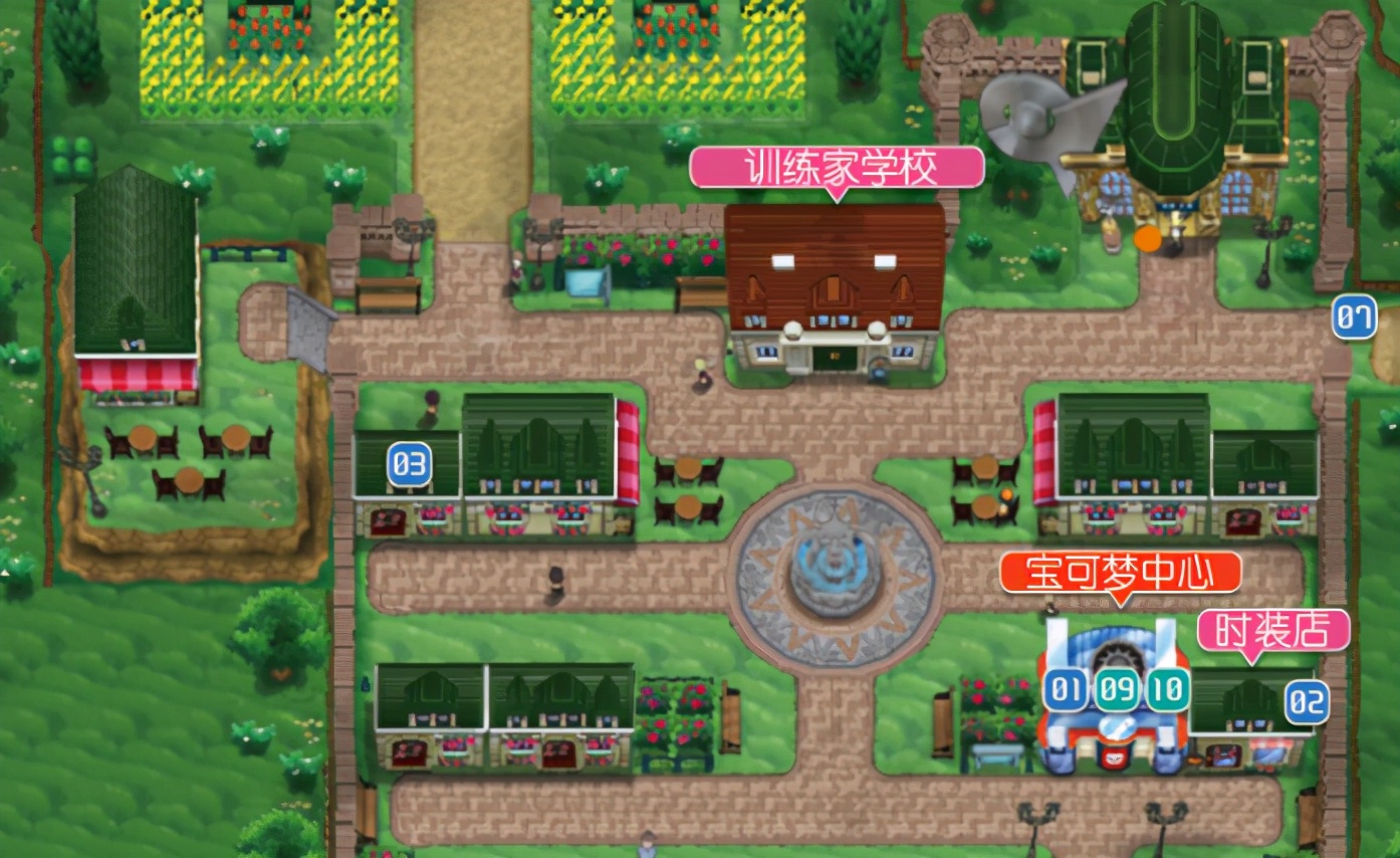 《宝可梦》场景介绍:古色古香,汇聚很多训练家的城市——白檀市