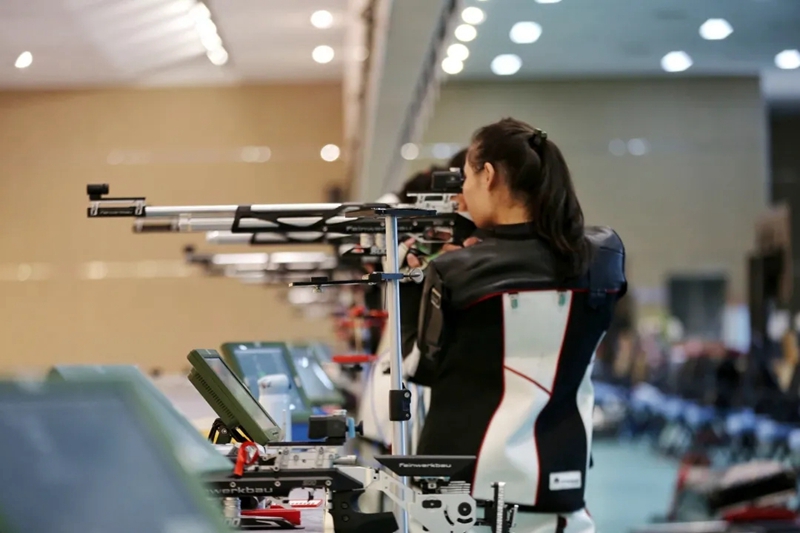 国家步枪射击队陕西射击队联合对抗赛开赛