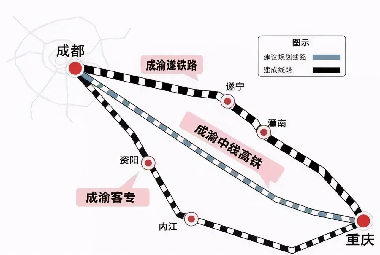 原创重庆到成都又要建高铁了时速或达400公里两城通勤缩至45分钟