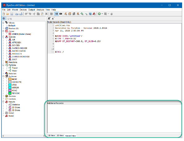 pyrosim fds