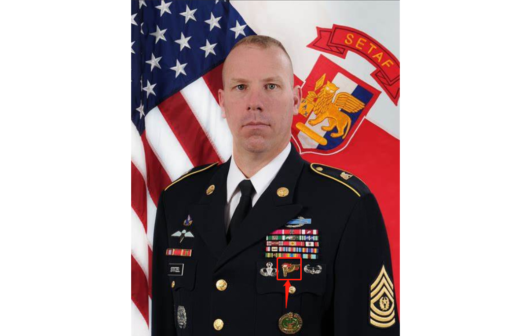 美军制服上的配饰很多,有一枚徽章是燃烧的火炬,代表的是什么?_空降