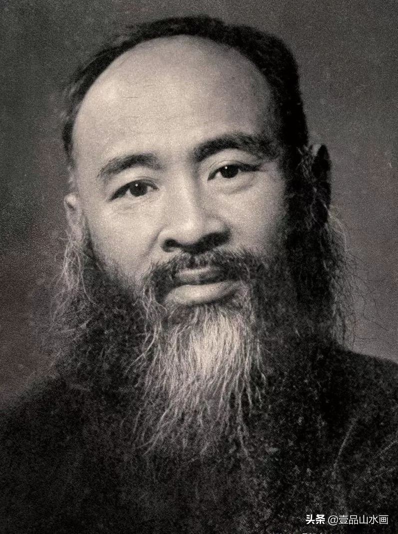 张大千《闲吟策杖倚天》鉴赏_搜狐网