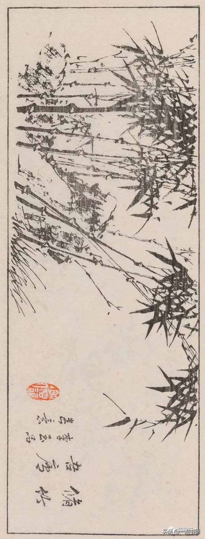 耕香馆画剩》画谱选页欣赏——花鸟横幅类_搜狐网