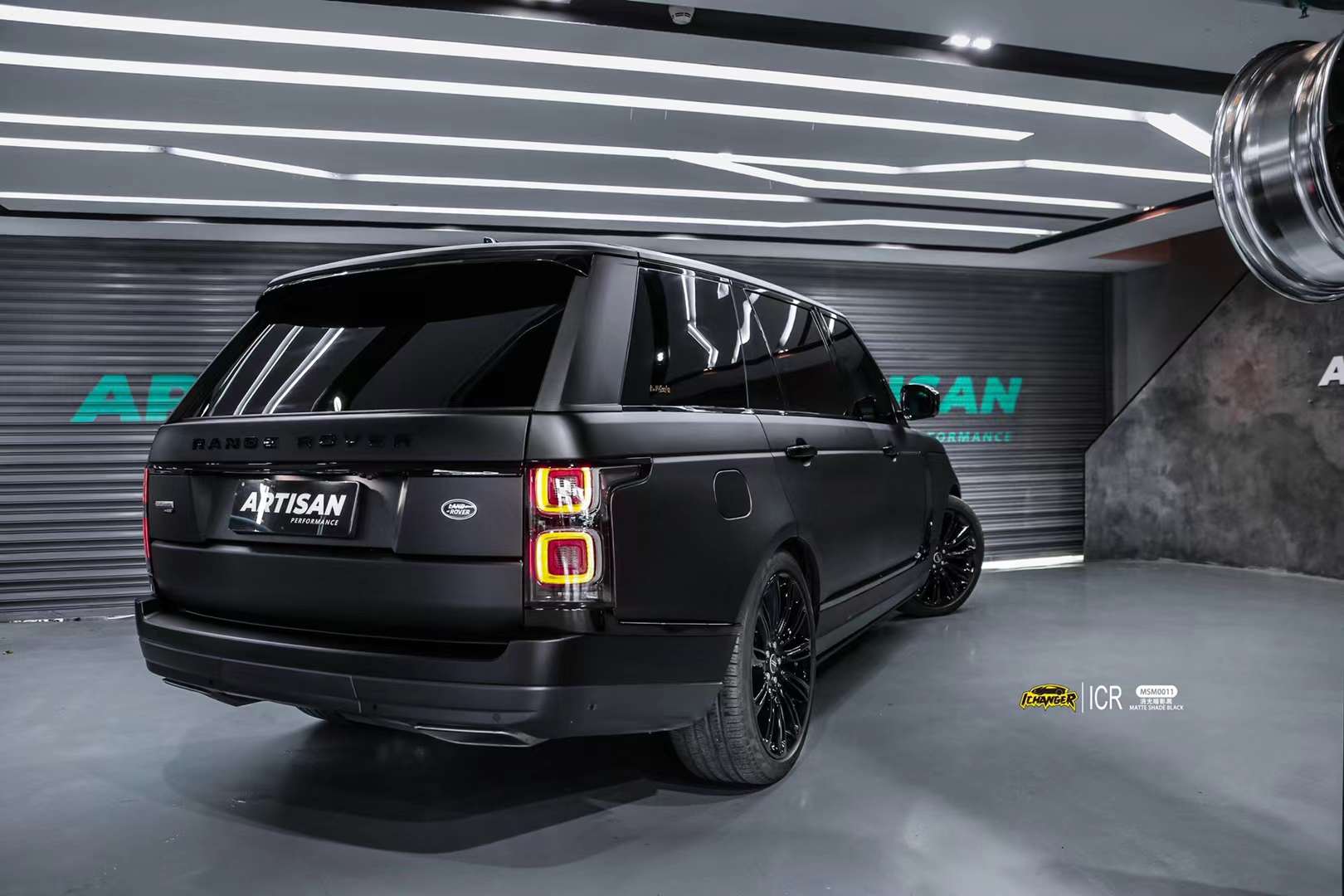 路虎揽胜改色消光暗影黑ichangericr改变者出品