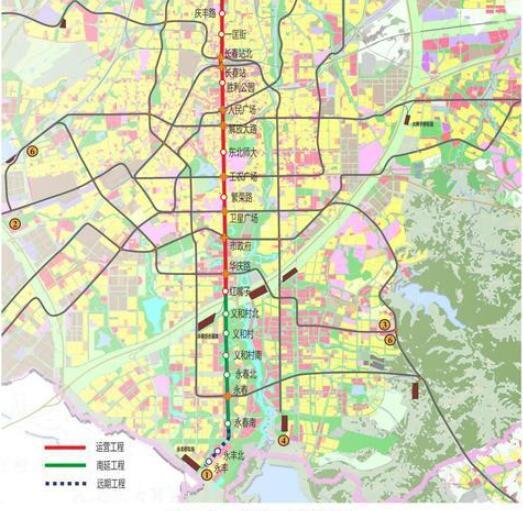 長春投資54.36億,建一條地鐵延長線,長8千米,帶動南部地區發展