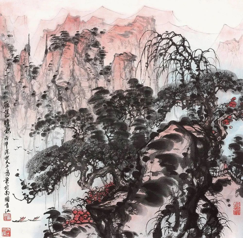 「大土三阳」｜丹青追梦 水墨本色-中国当代书画名家个人云展览_山水画