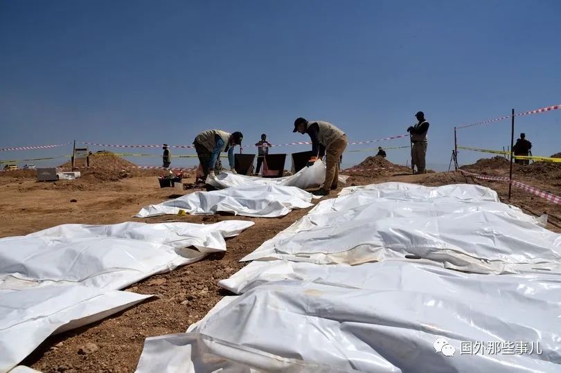 村庄挖出123具尸骨，全遭残忍杀害_伊拉克