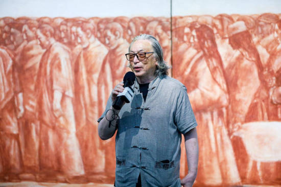 巴荒个展“回眸：一个人的美术简史——巴荒作品展”在京开幕