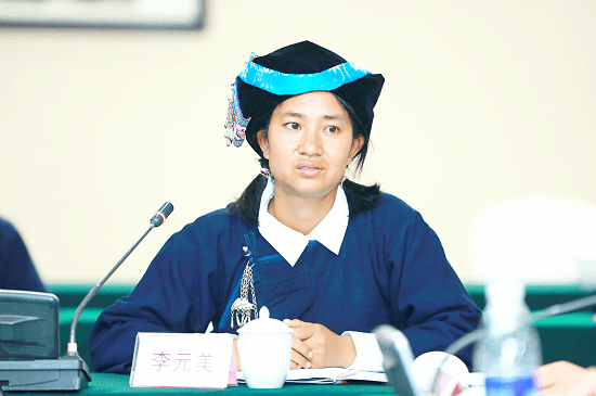 云南墨江县癸能村村民代表李元美分享她和紫米的故事