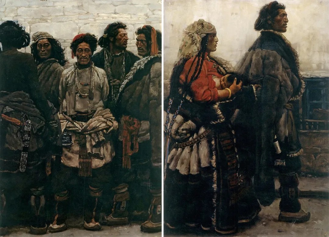 北京保利2021春拍陈丹青西藏组画牧羊人161亿元成交