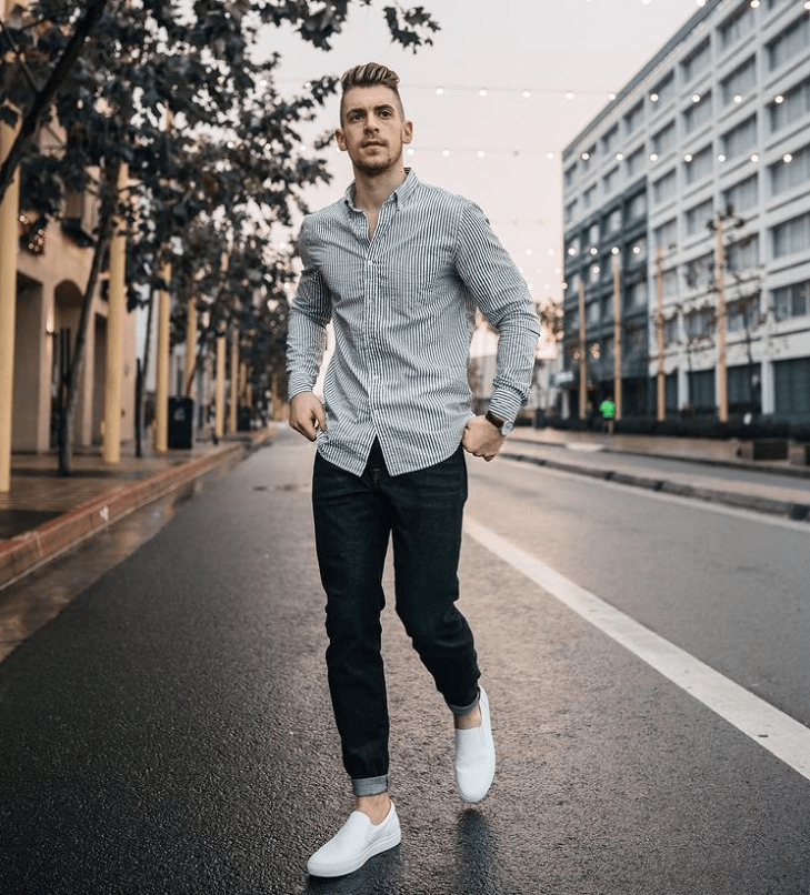 男人衣品好不好,看他怎么穿这3款白色单品,时装精喜欢这些造型_版型