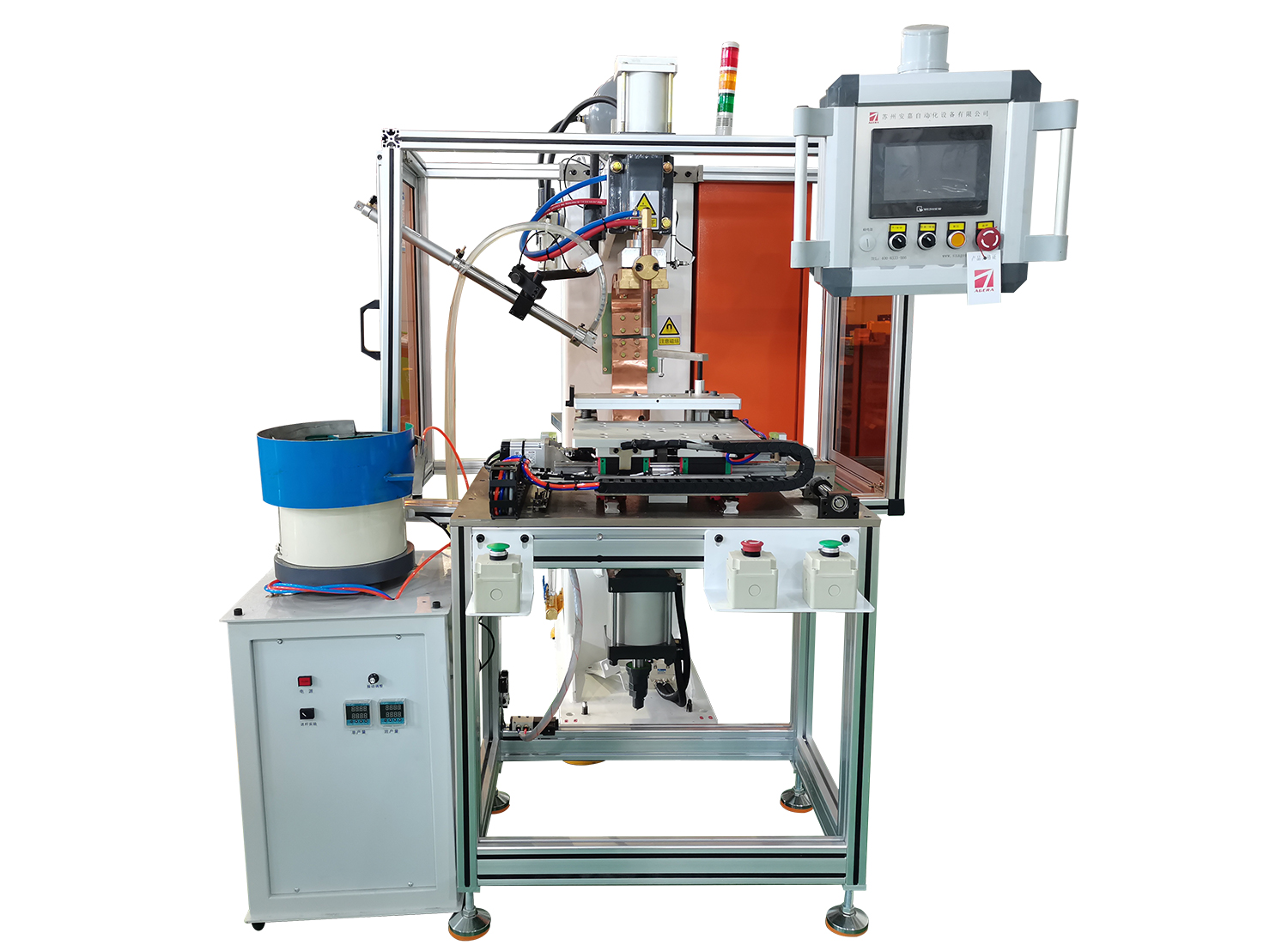 xy轴螺母自动点焊机成功案例介绍_焊接