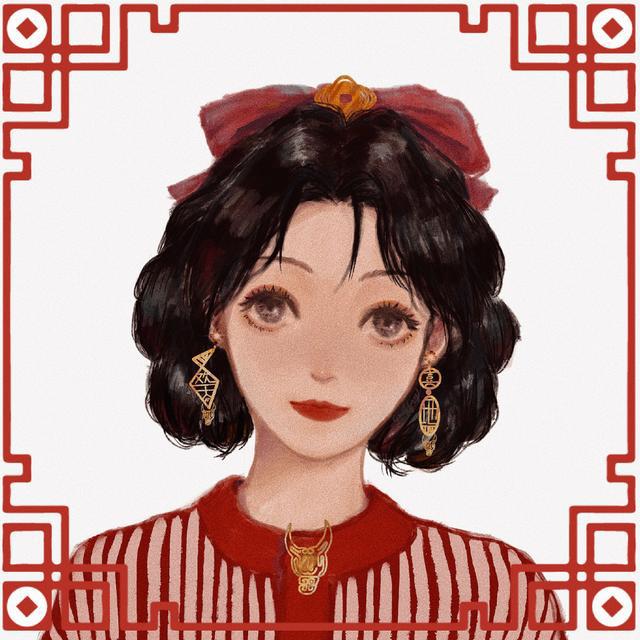 中国红的迪士尼公主，爱丽儿公主明艳动人，花木兰魅力非凡_绘画