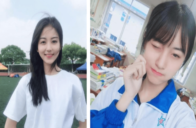 原创初中到大学的班花对比图不同时期有不同的美哪个最令人心动