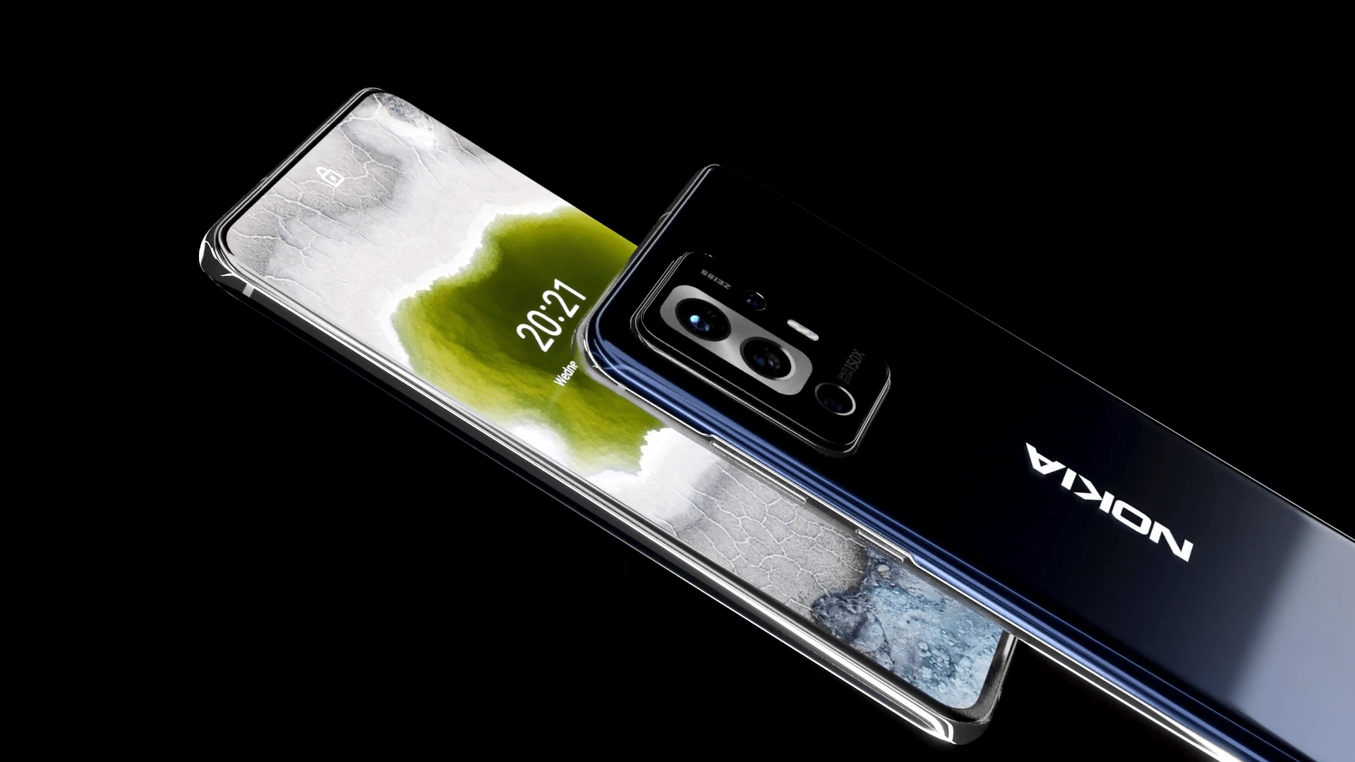 原创诺基亚5g概念机:屏下镜头技术 鸿蒙os系统,能否重回巅峰?