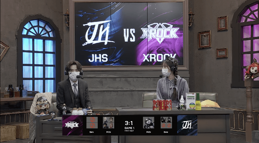 前锋|第五人格2021IVL夏季赛常规赛JHS vs XROCK 第一局