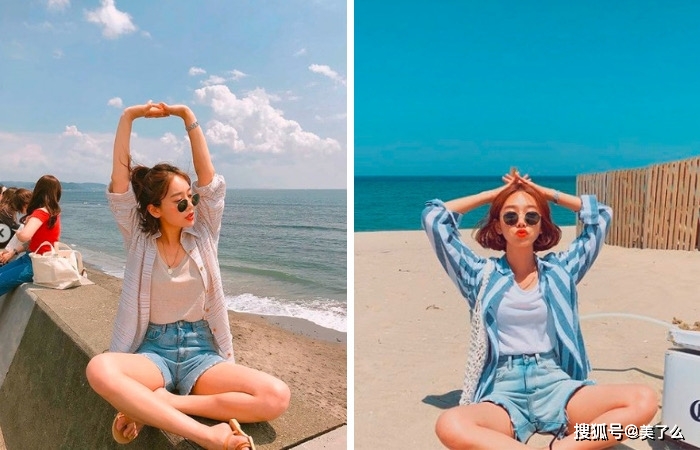 大象|腿粗女孩短裤这样穿,大象腿肉屁股妥妥藏起来!