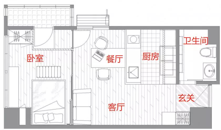 生活|仿佛住在日剧里！不论是60㎡独居，还是70㎡一家4口都能圆梦！