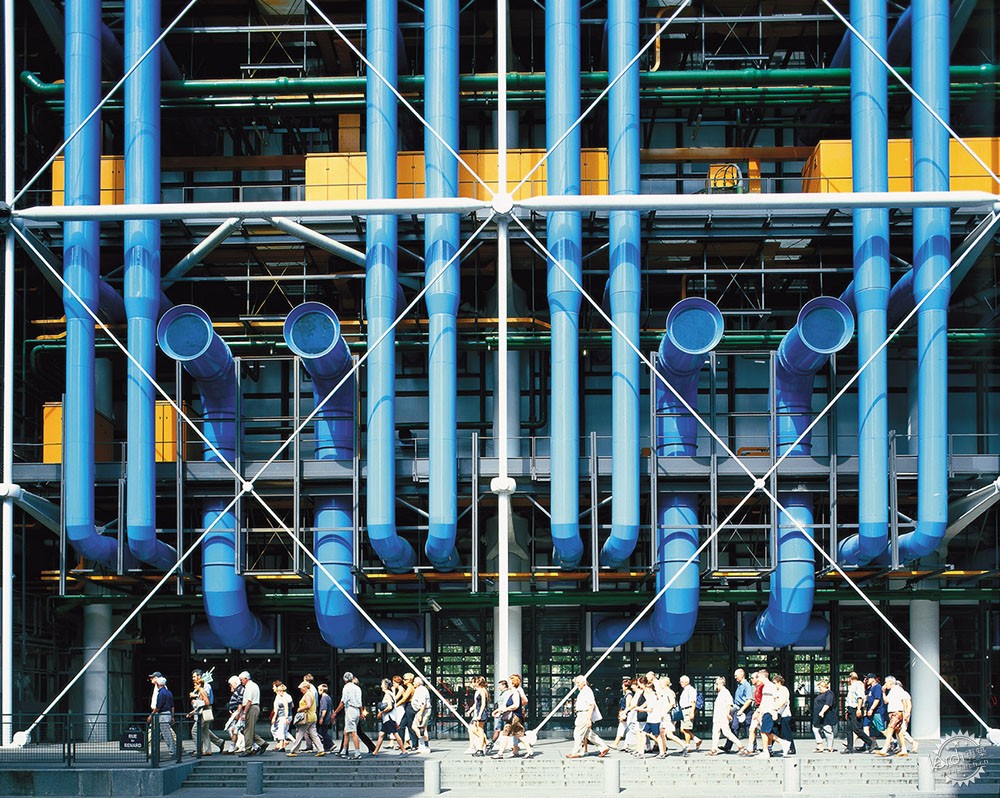 高技派建筑结构外露的里程碑——蓬皮杜中心_理查德·罗杰斯