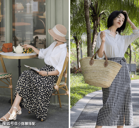 设计|讲真！“黑+白”才是气质穿搭，看看这些中年女性的穿搭就知道了