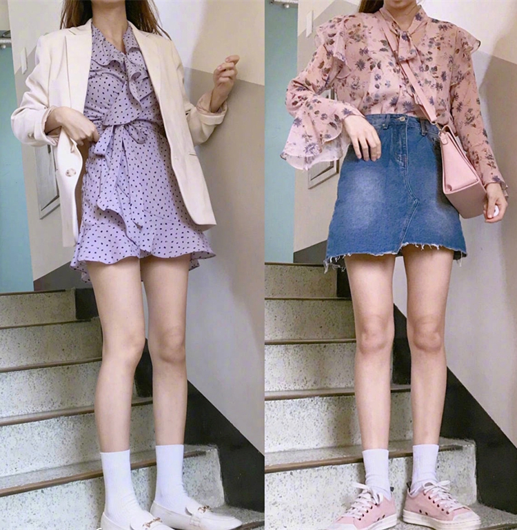 青春|青春不打烊！这18套初夏少女短裙穿搭，将甜美进行到底