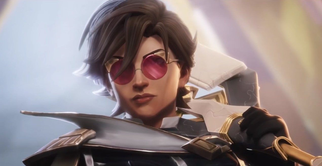 英雄联盟》发布最新CG！赛娜送薇恩新皮肤，龙女遭三大ADC围殴_搜狐网, image size:1271x658