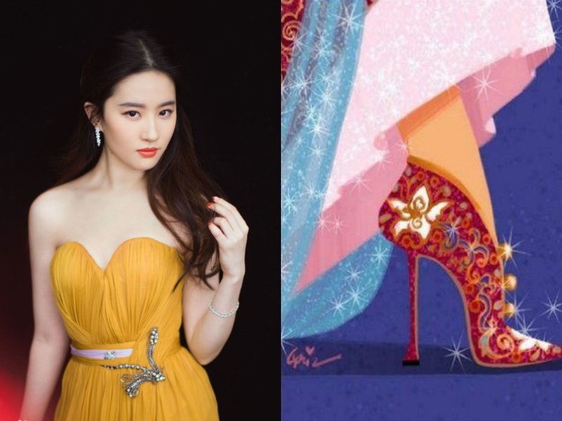 迪士尼公主裙摆下“秘密”，花木兰中国风，艾莎美得不可方物！_鞋子