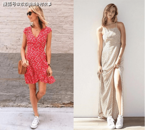短裙|谁说“运动鞋与裙子”气场不和？这5种裙子与运动鞋真是神仙搭配