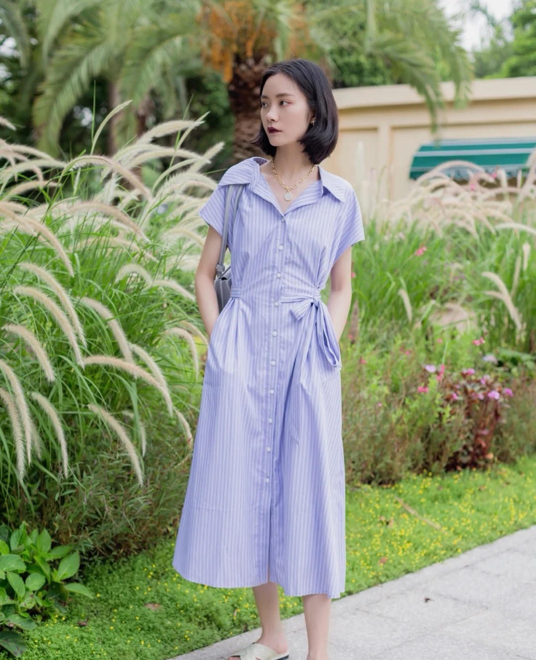 身材|连衣裙的腰线很重要,突显线条的多种方式,怎么穿都好看