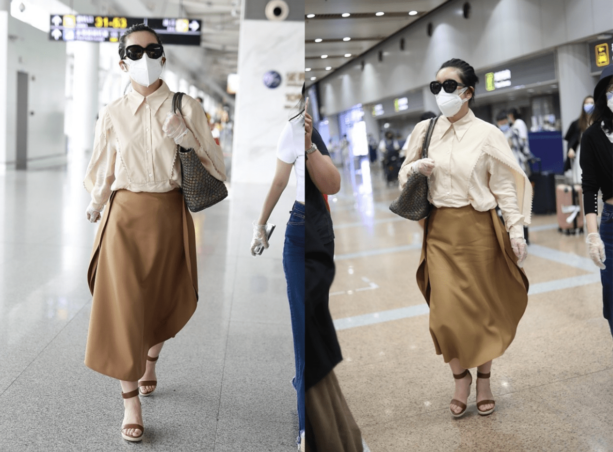 整体|秦海璐的气质太好了,烂大街的白衬衫都能穿得很好看,不扮嫩真美