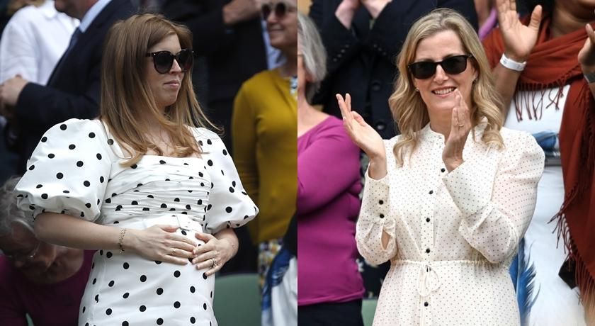 球赛|凯特居家隔离一周解放，绿色洋装抢镜网球赛，娘家总动员现时尚力