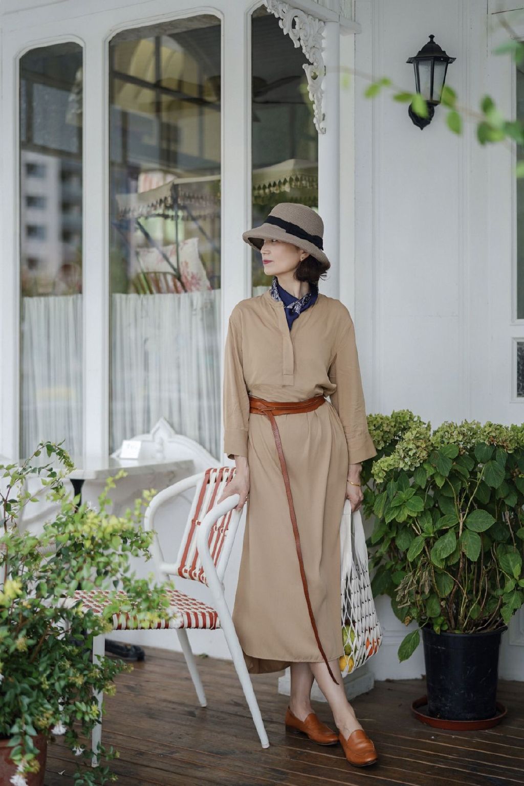 秋季用大地色系列衣服单品穿搭衬衫上衣搭配百褶裙自带高级感