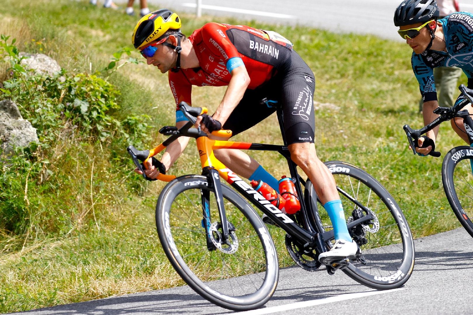 环法赛ing巴林胜利车队再次拿下圆点衫爬坡王的竞争仍相当激烈