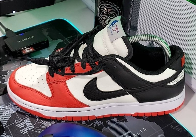 皮革|75 周年联名又曝新配色！「篮网」Dunk Low 看完直呼爷青回！
