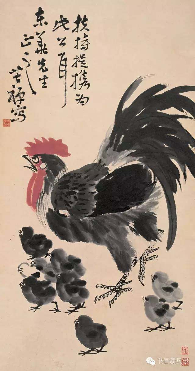 上海齐白石艺术中心创办人少白汤发周谈李苦禅画鸡大气威猛见着吉祥