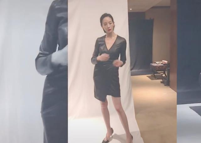 长发|张钧甯身材好棒,穿超短裙秀美腿,为拍戏剪长发
