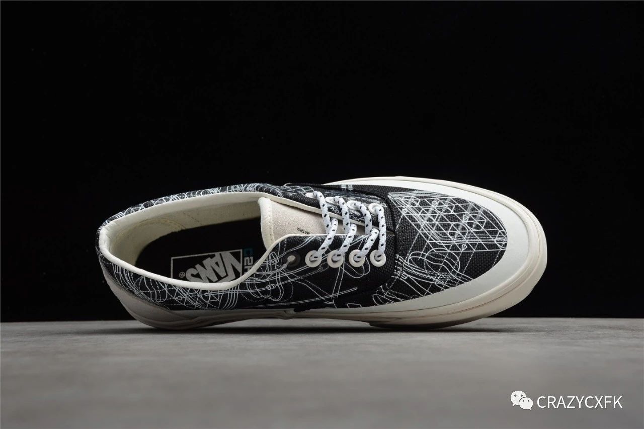 测评盘点|C2H4 x Vans Virtual Reality Alpha Era 万斯黑白印花低帮联名板鞋