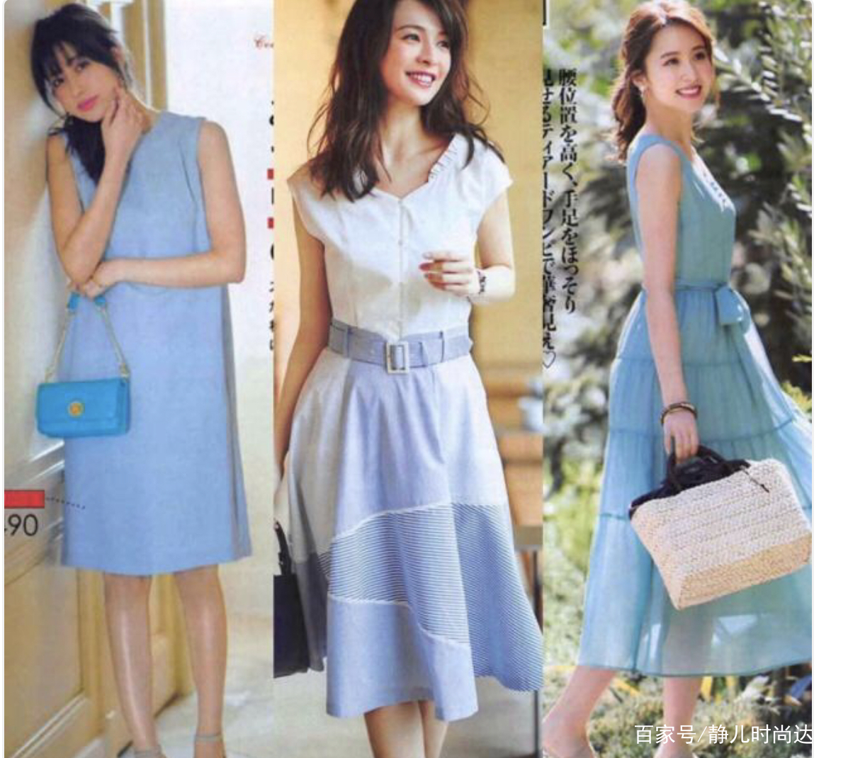 面料|纯色连衣裙,简单美丽,费心搭配效果都追不上TA!