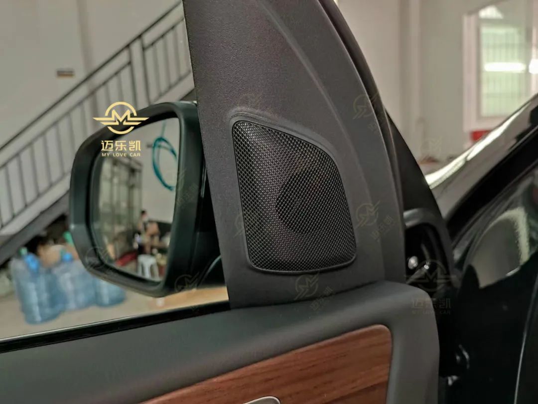 新款奔驰gle350e改装a柱发光盖板 眼镜盒顶棚喇叭  acc巡航 下篇