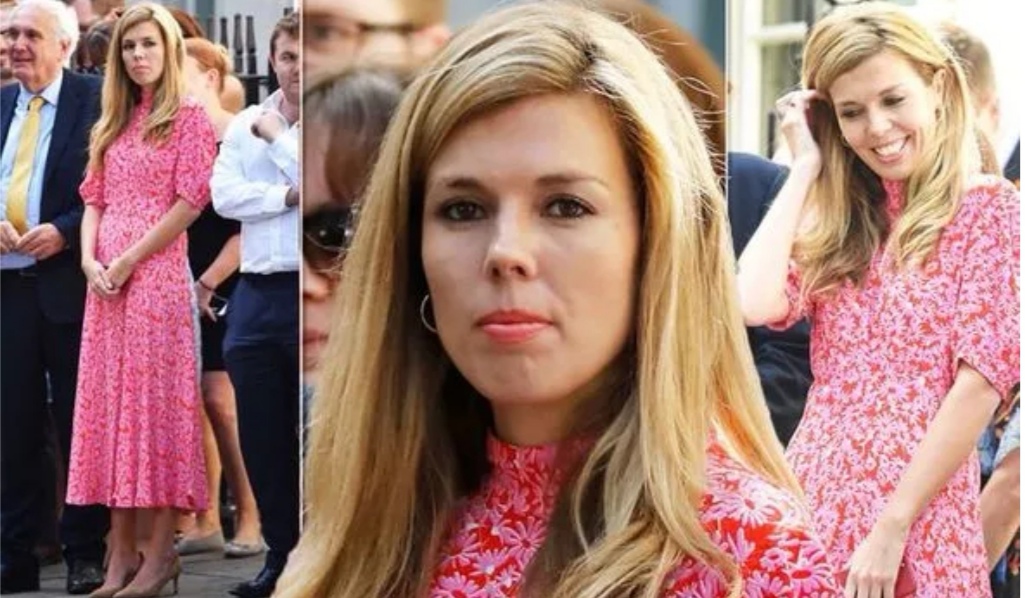 品牌|英国新首相鲍里斯31岁女友优雅亮相，穿1千印花裙好朴实但太显老