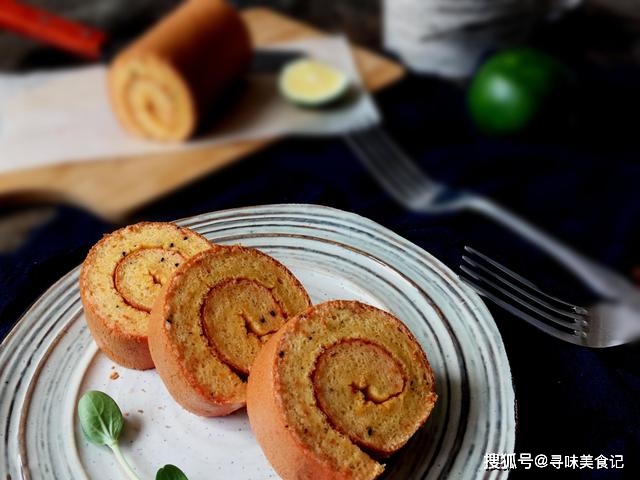 油纸|吃过多种多样的蛋糕卷？但你吃过这样小清新的蛋糕卷吗？