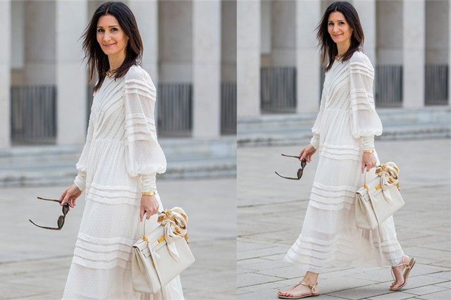 服装|又被三木圈粉，一身全白色穿出显瘦高级感，优雅迷人太有气质