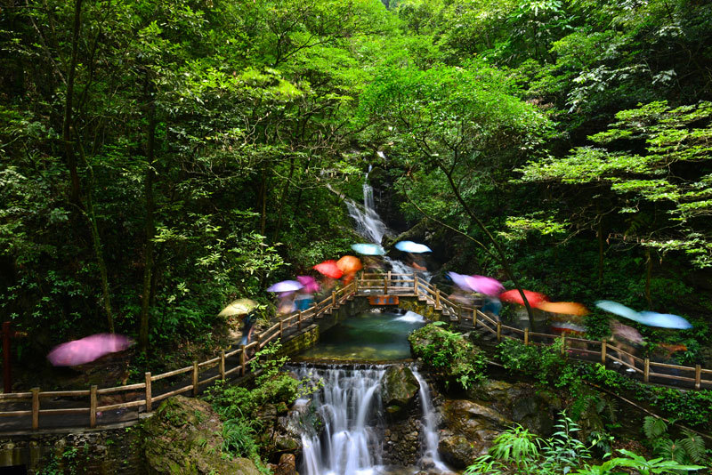 黑山谷鱼跳峡图片