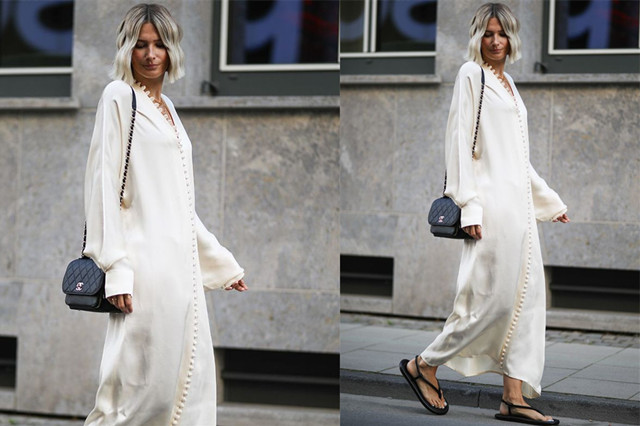 服装|又被三木圈粉，一身全白色穿出显瘦高级感，优雅迷人太有气质