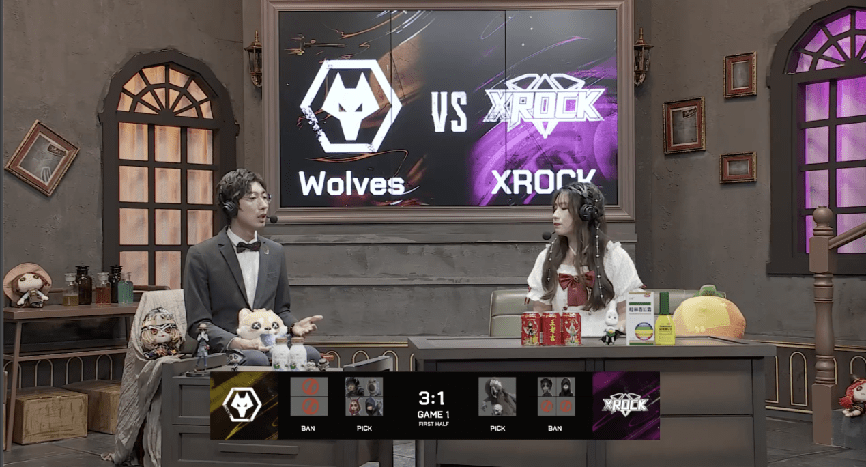 pick|第五人格2021IVL夏季赛常规赛Wolves vs XROCK 第一局