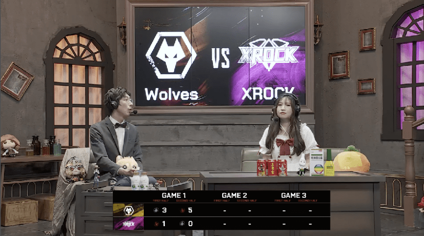 pick|第五人格2021IVL夏季赛常规赛Wolves vs XROCK 第一局