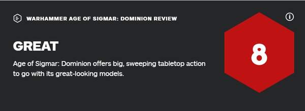 评测|《战锤西格玛时代》桌游IGN 8分 模型精致，体验上佳